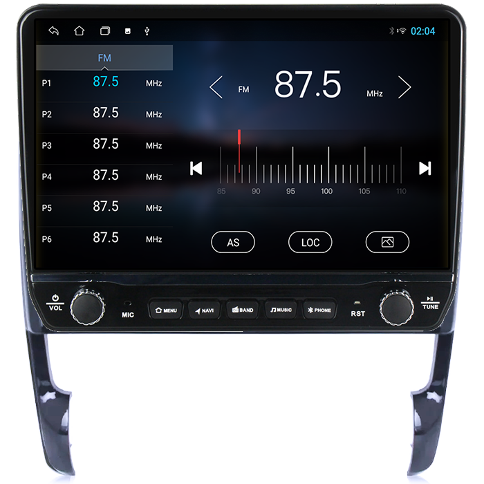 Navigatie dedicata Porsche Cayenne 2002-2010 Tesla cu butoane rotative model 2024, 4GB RAM 64GB ROM, Procesor Quadcore, Android 14, Display QLED 10", DSP, Carplay&Android Auto [3]