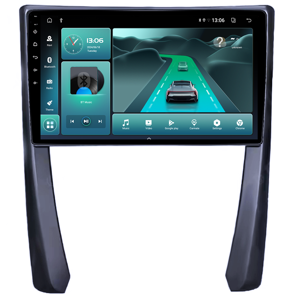 Navigatie dedicata Porsche 911, 4GB RAM 32GB ROM, Octacore, Android 14, Display QLED 9", DSP, Carplay&Android Auto, SIM 4G, Bluetooth, Ventilator Activ [2]