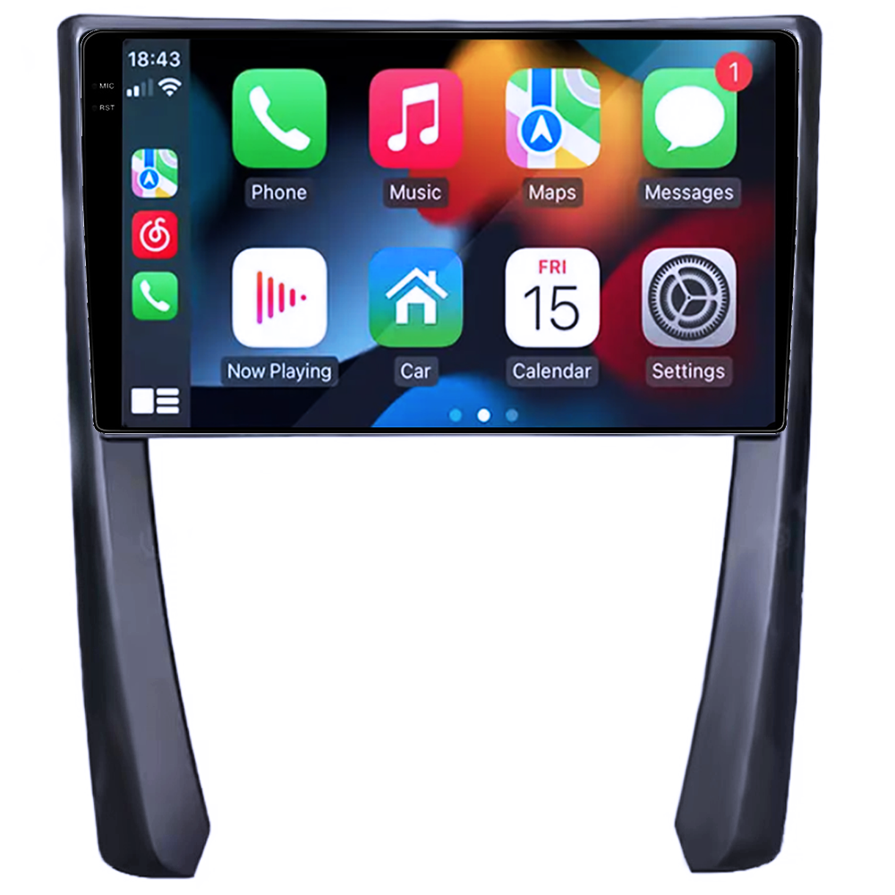 Navigatie dedicata Porsche 911, 4GB RAM 64GB ROM, Quad Core, Display 9" QLED 1K, Carplay, Android 14, Bluetooth, Magazin Play, Suport Camere AHD [3]
