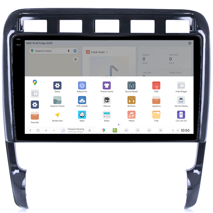 Navigatie dedicata Porsche Cayenne 2002-2010, DUDU3, 4GB RAM 64GB ROM, Octacore, Platforma 8581, Android, Display QLED 9", DSP, Carplay&AndroidAuto [3]