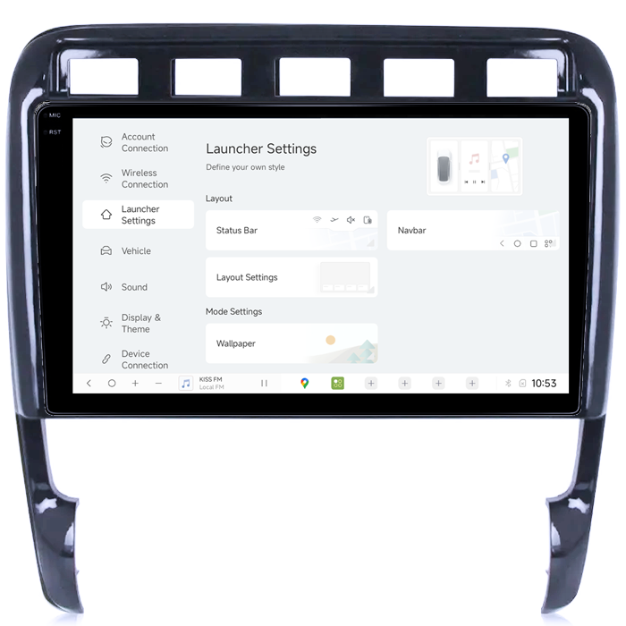 Navigatie dedicata Porsche Cayenne 2002-2010, DUDU3, 4GB RAM 64GB ROM, Octacore, Platforma 8581, Android, Display QLED 9", DSP, Carplay&AndroidAuto [5]