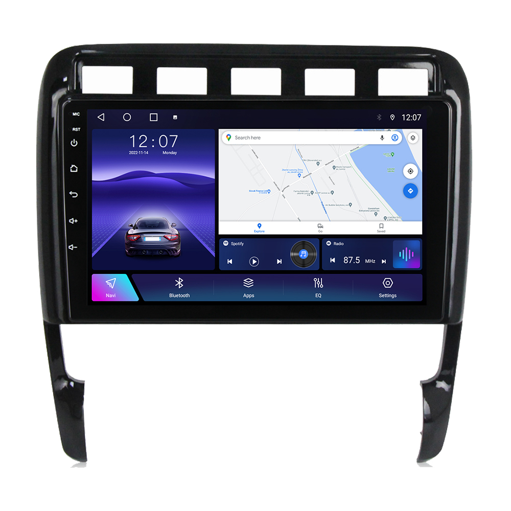 Navigatie dedicata Porsche Cayenne 2002-2010, 4GB RAM 64GB ROM, Octacore, Android 14, Display QLED 1K 9", DSP, Carplay, Android Auto, Internet, Youtube, Waze, WIFI, Bluetooth [2]