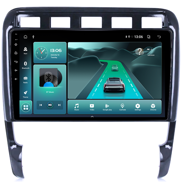 Navigatie dedicata Porsche Cayenne 2002-2010, 4GB RAM 64GB ROM, Quadcore, Android 14, Display QLED  9", DSP, Carplay&Android Auto, , Suport Camere AHD [4]