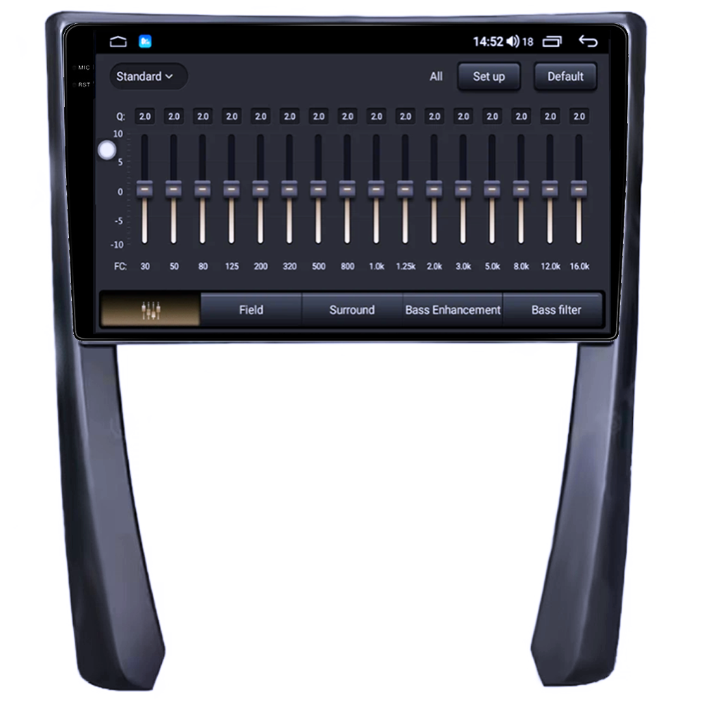 Navigatie dedicata Porsche Cayenne 2002-2010, 8GB RAM 128GB ROM, Octacore, Platforma TS18, Android 14, Display QLED 9", Suporta camera 360", DSP, Carplay&Android Auto, SIM 4G, Ventilator Activ [4]