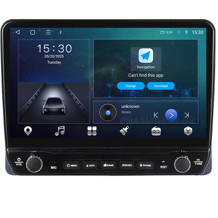 Navigatie dedicata Renault Duster 2018-2022 Tesla cu butoane rotative model 2024, 4GB RAM 64GB ROM, Procesor Quadcore, Android 14, Display QLED 10", DSP, Carplay&Android Auto [6]