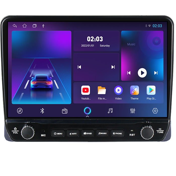 Navigatie dedicata Renault Duster 2018-2022 Tesla cu butoane rotative model 2024, 4GB RAM 64GB ROM, Procesor Quadcore, Android 14, Display QLED 10", DSP, Carplay&Android Auto [5]