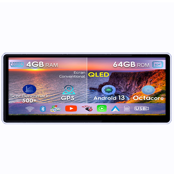 Navigatie dedicata Q5 A5 2008-2015, MMI 3G, 4GB RAM 64GB ROM, Octacore, Android 13, Display QLED 8.8", DSP, Carplay, Android Auto, SIM 4G [1]