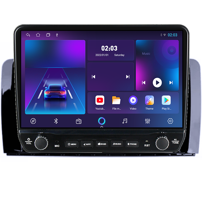 Navigatie dedicata Mercedes R300 R350 2007-2011 Tesla cu butoane rotative model 2024, 4GB RAM 64GB ROM, Procesor Quadcore, Android 14, Display QLED 10", DSP, Carplay&Android Auto [5]