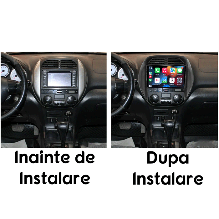 Navigatie dedicata RAV4 2003-2005, 12GB RAM 256GB ROM, Android 13, Rezolutie 2K, Display QLED 9", DSP, Carplay&Android Auto, SIM 4G, Ventilator Activ, Suport Camere 360 [5]