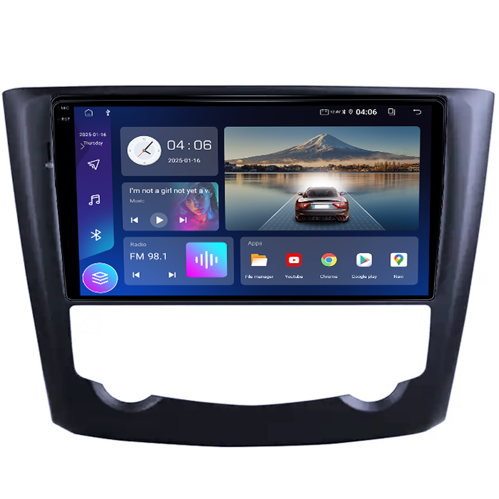 Navigatie dedicata Renaul Kadjar 2015-2017, 4GB RAM 64GB ROM, Quad Core, Display 9" QLED 1K, Carplay, Android 14, Bluetooth, Magazin Play, Suport Camere AHD [2]