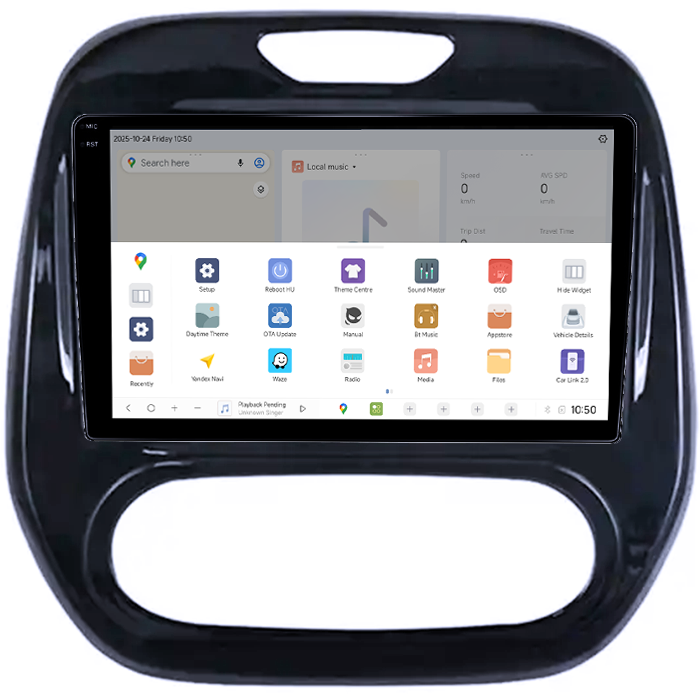 Navigatie dedicata Renault Captur 2013+, DUDU3, 4GB RAM 64GB ROM, Octacore, Platforma 8581, Android, Display QLED 9", DSP, Carplay&AndroidAuto [3]