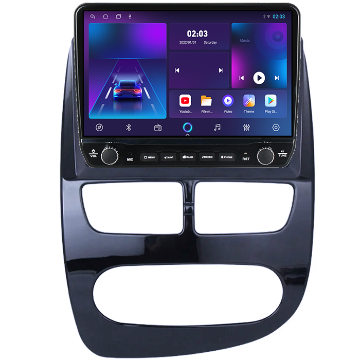 Navigatie dedicata Renault Captur 2016-2019 Tesla cu butoane rotative model 2024, 4GB RAM 64GB ROM, Procesor Quadcore, Android 14, Display QLED 10", DSP, Carplay&Android [5]