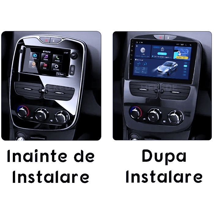 Navigatie dedicata Renault Captur 2016-2019, 4GB RAM 64GB ROM, Octacore, Android 14, Display QLED 1K 9", Carplay&Android Auto, SIM 4G, Ventilator Activ [5]