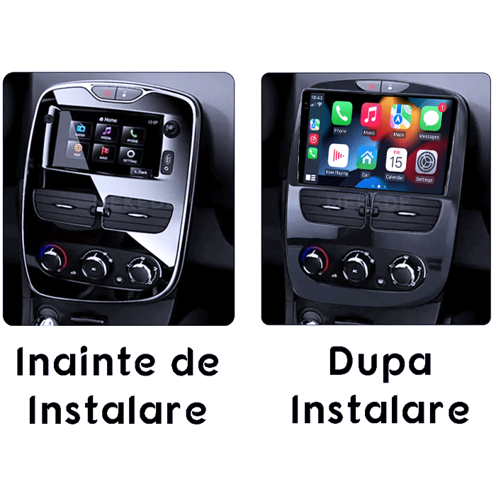 Navigatie dedicata Renault Captur 2016-2019, 4GB RAM 64GB ROM, Procesor Qualcomm Octacore, Android 14, Rezolutie 2K, Display QLED 9", DSP, Carplay&Android Auto, SIM 4G [6]