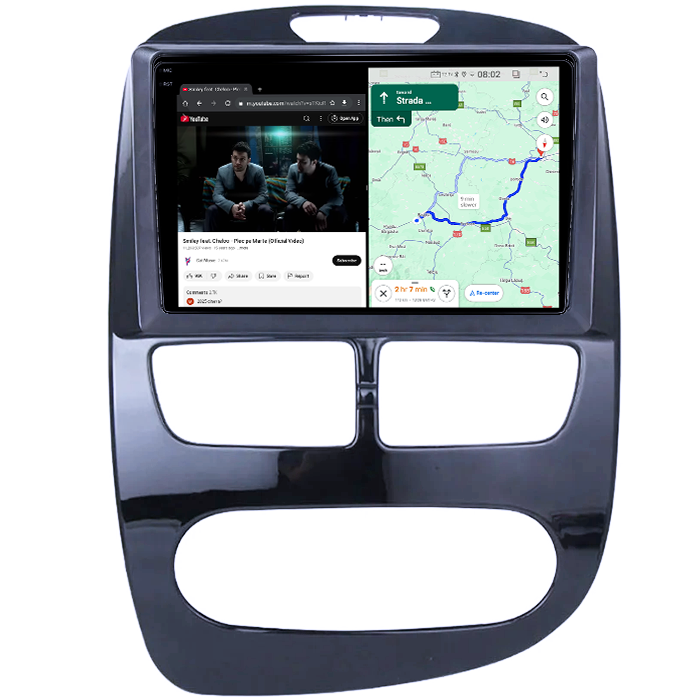 Navigatie dedicata Renault Captur 2016-2019, 4GB RAM 64GB ROM, Quad Core, Display 9" QLED 1K, Carplay, Android 14, Bluetooth, Magazin Play, Suport Camere AHD [5]