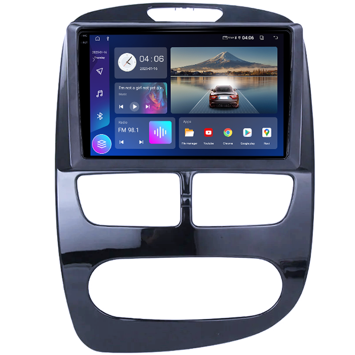 Navigatie dedicata Renault Captur 2016-2019, 4GB RAM 64GB ROM, Quad Core, Display 9" QLED 1K, Carplay, Android 14, Bluetooth, Magazin Play, Suport Camere AHD [3]