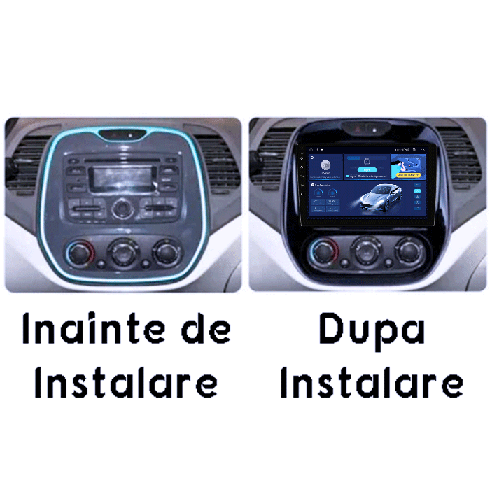 Navigatie dedicata Renault Captur 2018, 4GB RAM 64GB ROM, Octacore, Android 14, Display QLED 1K 9", Carplay&Android Auto, SIM 4G, Ventilator Activ [5]