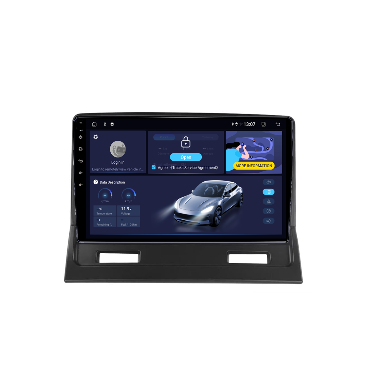 Navigatie dedicata Mitsubishi Galant 2003-2012, 12GB RAM 256GB ROM, Android 14, Rezolutie 2K, Display QLED, 9", DSP, Carplay, Android Auto, Internet, Youtube, Waze, Wi Fi, USB [2]