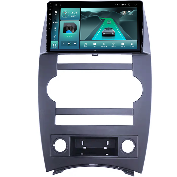 Navigatie dedicata Jeep Cherokee Commander XK 2005-2011, 8GB RAM 128GB ROM, Octacore, Platforma TS18, Android 14, Display QLED 9", Suporta camera 360", DSP, Carplay&AndroidAuto [4]