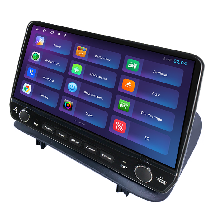 Navigatie dedicata Renault Clio 3 2006-2019 Tesla cu butoane rotative model 2024, 4GB RAM 64GB ROM, Procesor Quadcore, Android 14, Display QLED 10", DSP, Carplay&Android Auto [4]