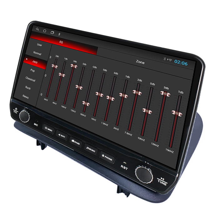 Navigatie dedicata Renault Clio 3 2006-2019 Tesla cu butoane rotative model 2024, 4GB RAM 64GB ROM, Procesor Quadcore, Android 14, Display QLED 10", DSP, Carplay&Android Auto [2]