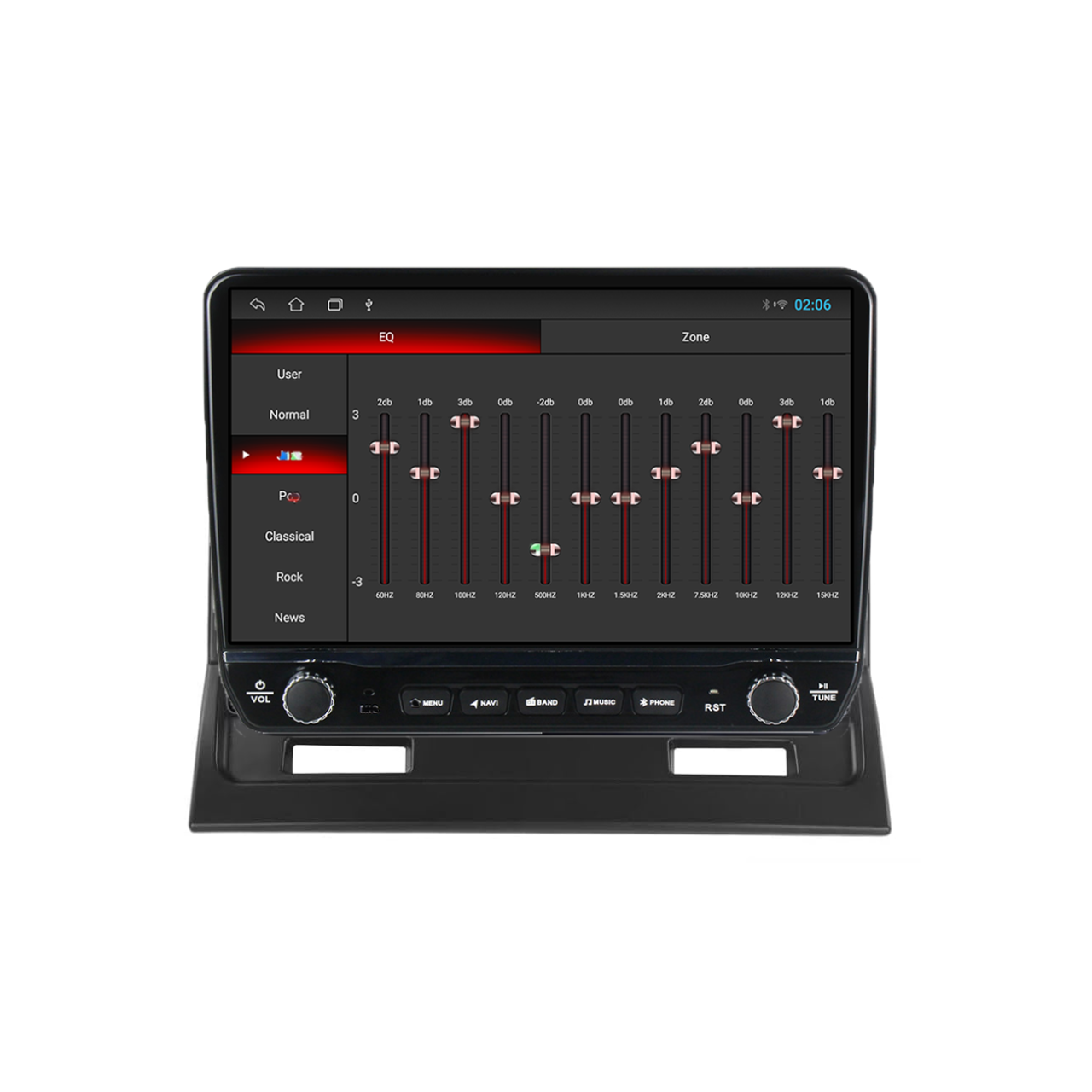Navigatie dedicata Mitsubishi Galant 2003-2012 Tesla Cu Butoane Rotative Model 2024, 4GB RAM 64GB ROM, Procesor Quadcore, Android 14, Display QLED 10", DSP, Carplay&AndroidAuto [5]