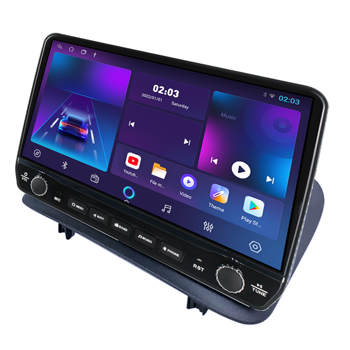 Navigatie dedicata Renault Clio 3 2006-2019 Tesla cu butoane rotative model 2024, 4GB RAM 64GB ROM, Procesor Quadcore, Android 14, Display QLED 10", DSP, Carplay&Android Auto [5]