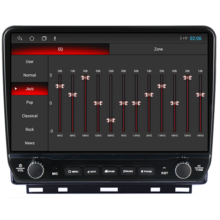 Navigatie dedicata Renault Clio 5 Tesla cu butoane rotative model 2024, 4GB RAM 64GB ROM, Procesor Quadcore, Android 14, Display QLED 10", DSP, Carplay&Android Auto      [2]