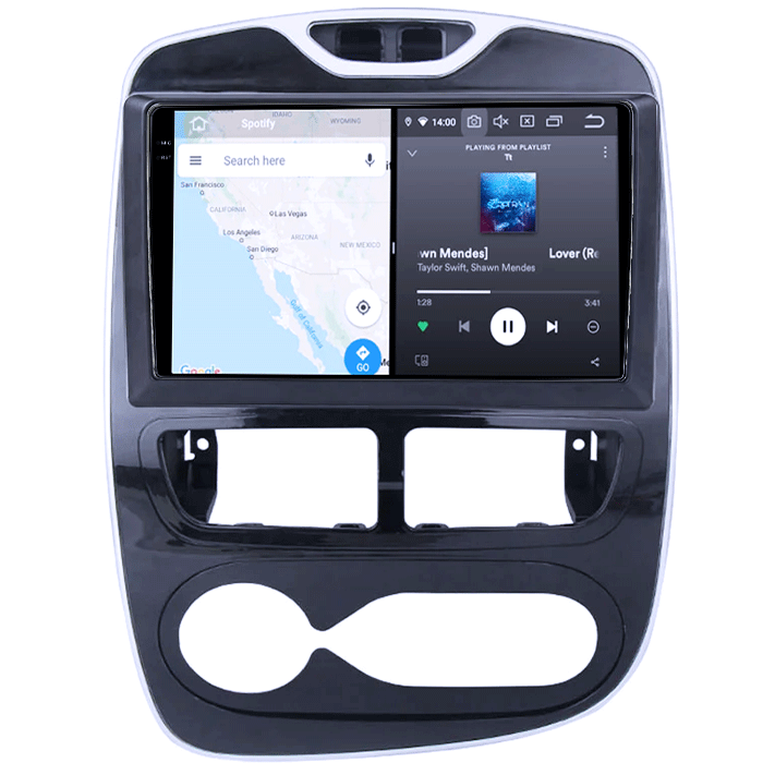 Navigatie dedicata Renault Clio 2013-2019, 8GB RAM 128GB ROM, Octacore, Platforma TS18, Android 14, Display QLED 9", Suporta camera 360", DSP, Carplay&Android Auto, SIM 4G, Ventilator Activ [7]