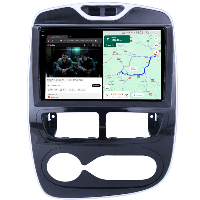 Navigatie dedicata Renault Clio 2013-2019, 8GB RAM 128GB ROM, Octacore, Platforma TS18, Android 14, Display QLED 9", Suporta camera 360", DSP, Carplay&Android Auto, SIM 4G, Ventilator Activ [4]