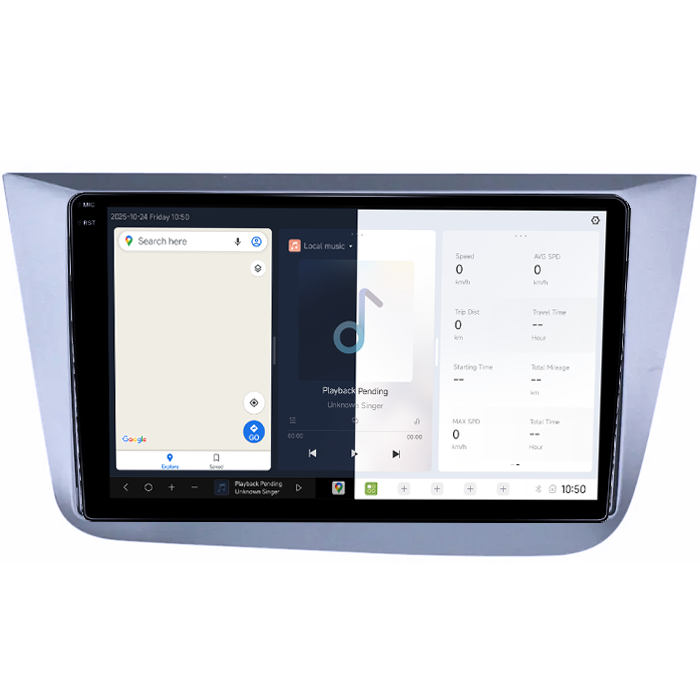Navigatie dedicata Seat Altea 2004-2015, DUDU3, 4GB RAM 64GB ROM, Octacore, Platforma 8581, Android, Display QLED 9", DSP, Carplay&AndroidAuto [2]