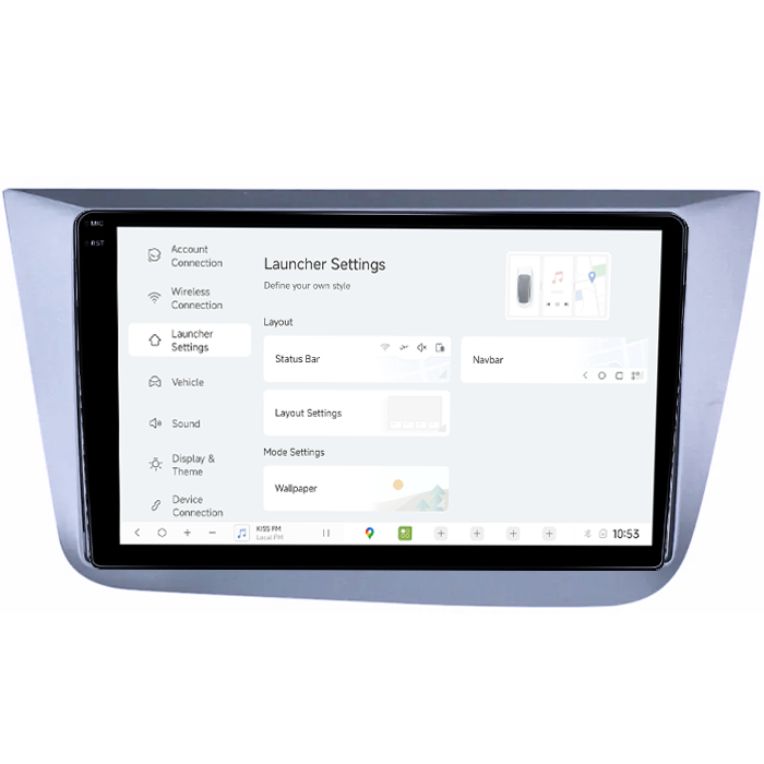 Navigatie dedicata Seat Altea 2004-2015, DUDU3, 4GB RAM 64GB ROM, Octacore, Platforma 8581, Android, Display QLED 9", DSP, Carplay&AndroidAuto [5]