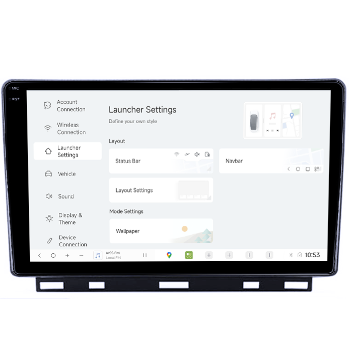 Navigatie dedicata Renault Clio 5, DUDU3, 4GB RAM 64GB ROM, Octacore, Platforma 8581, Android, Display QLED 9", DSP, Carplay&AndroidAuto [5]