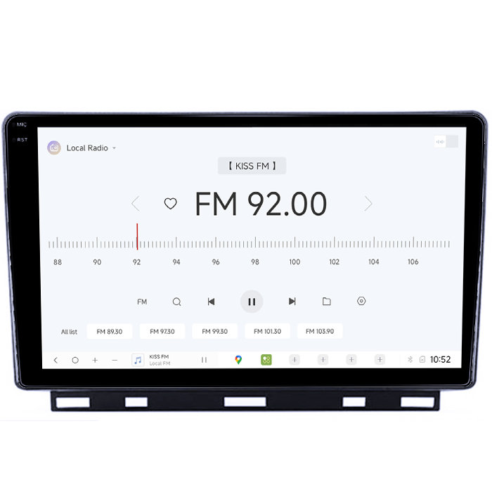 Navigatie dedicata Renault Clio 5, DUDU3, 4GB RAM 64GB ROM, Octacore, Platforma 8581, Android, Display QLED 9", DSP, Carplay&AndroidAuto [4]