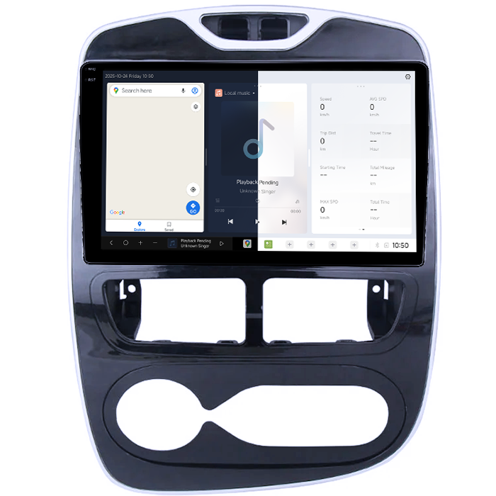 Navigatie dedicata Renault Clio 2013-2019, DUDU3, 4GB RAM 64GB ROM, Octacore, Platforma 8581, Android, Display QLED 9", DSP, Carplay&AndroidAuto [2]