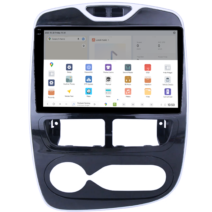Navigatie dedicata Renault Clio 2013-2019, DUDU3, 4GB RAM 64GB ROM, Octacore, Platforma 8581, Android, Display QLED 9", DSP, Carplay&AndroidAuto [3]