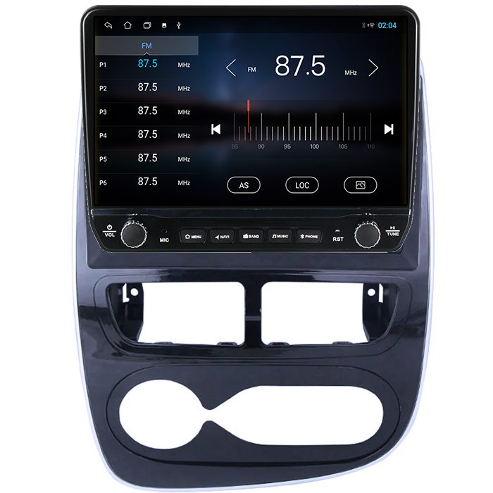 Navigatie dedicata Renault Clio 2013-2015 Tesla cu butoane rotative model 2024, 4GB RAM 64GB ROM, Procesor Quadcore, Android 14, Display QLED 10", DSP, Carplay&Android Auto [3]