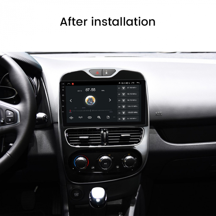 Navigatie dedicata Renault Clio 4 BH98 KH98 2012-2018, 4 GB RAM 32 ROM, Android 13, Display QLED, 10", DSP, Carplay, Android Auto, Internet, Youtube , Waze , WI-FI , USB , Bluetooth [6]