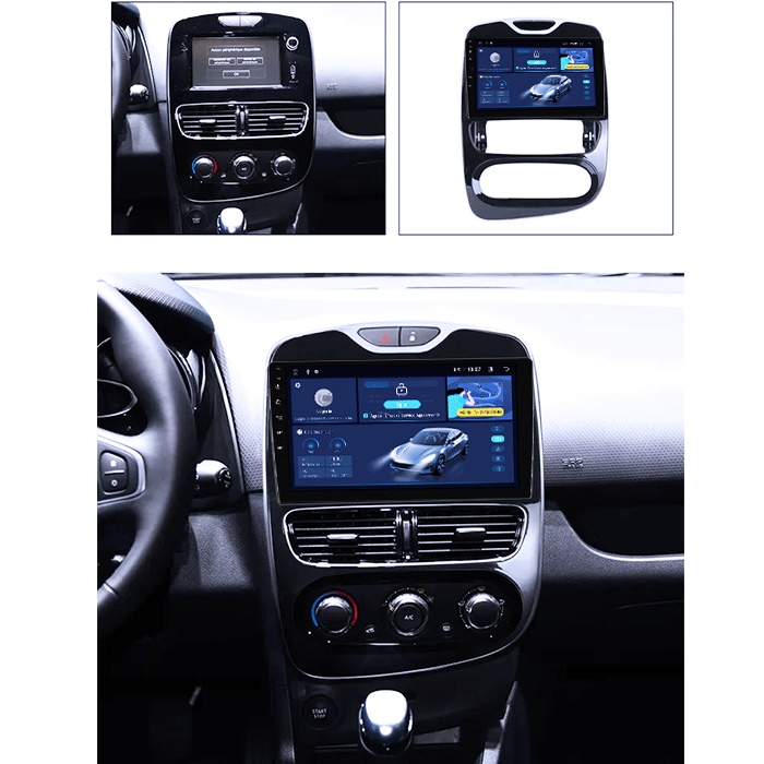 Navigatie dedicata Renault Clio 4 BH98 KH98 2012-2018, 4GB RAM 64GB ROM, Octacore, Android 14, Display QLED 1K 10", Carplay&Android Auto, SIM 4G, Ventilator Activ [5]