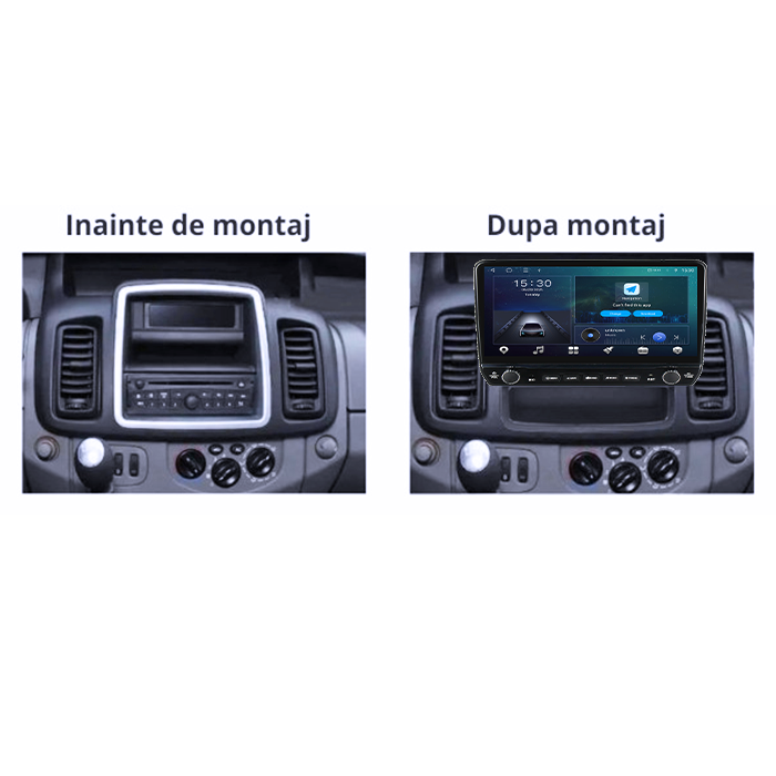 Navigatie dedicata Renault Trafic 2010-2014 Tesla cu butoane rotative model 2024, 4GB RAM 64GB ROM, Procesor Quadcore, Android 14, Display QLED 10", DSP, Carplay&Android Auto [7]