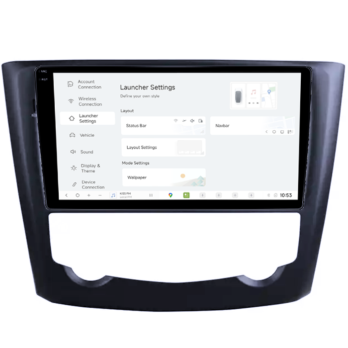 Navigatie dedicata Renault Corega 2016, DUDU3, 4GB RAM 64GB ROM, Octacore, Platforma 8581, Android, Display QLED 9", DSP, Carplay&AndroidAuto [5]