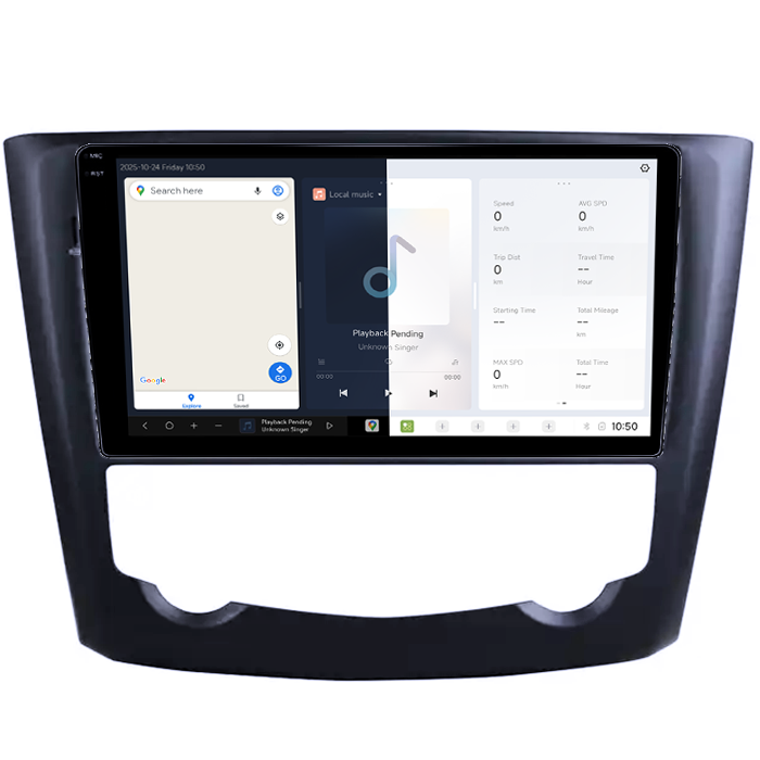 Navigatie dedicata Renault Corega 2016, DUDU3, 4GB RAM 64GB ROM, Octacore, Platforma 8581, Android, Display QLED 9", DSP, Carplay&AndroidAuto [2]