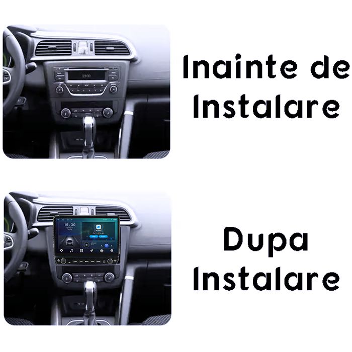 Navigatie dedicata Renault Corega 2016 Tesla cu butoane rotative model 2024, 4GB RAM 64GB ROM, Procesor Quadcore, Android 14, Display QLED 10", DSP, Carplay&Android Auto [7]