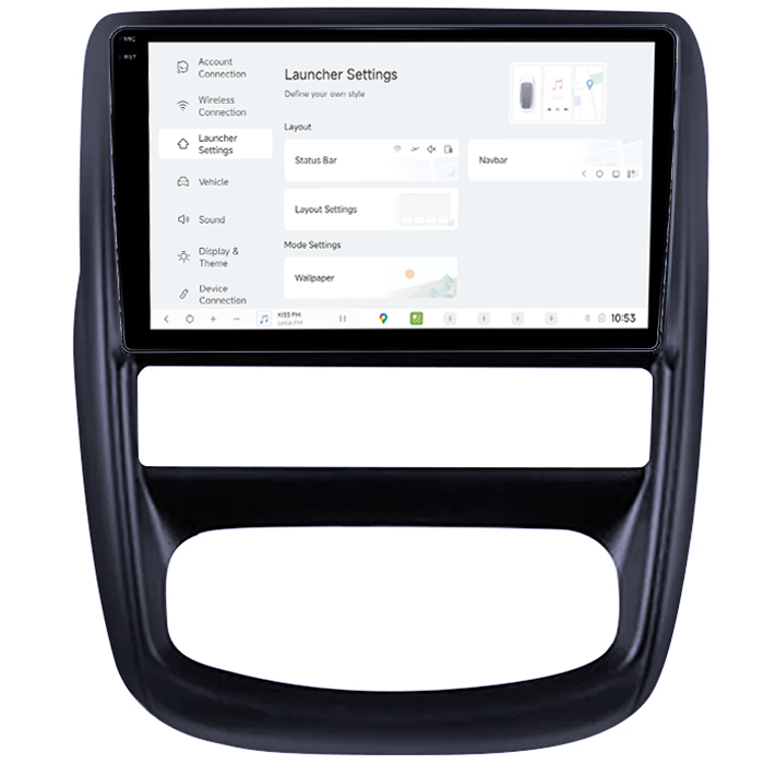 Navigatie dedicata Renault Duster 2010-2015, DUDU3, 4GB RAM 64GB ROM, Octacore, Platforma 8581, Android, Display QLED 9", DSP, Carplay&AndroidAuto [5]