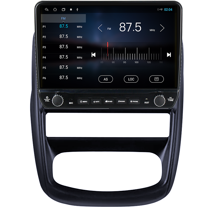 Navigatie dedicata Renault Duster 2010-2014 Tesla cu butoane rotative model 2024, 4GB RAM 64GB ROM, Procesor Quadcore, Android 14, Display QLED 10", DSP, Carplay&Android Auto [2]
