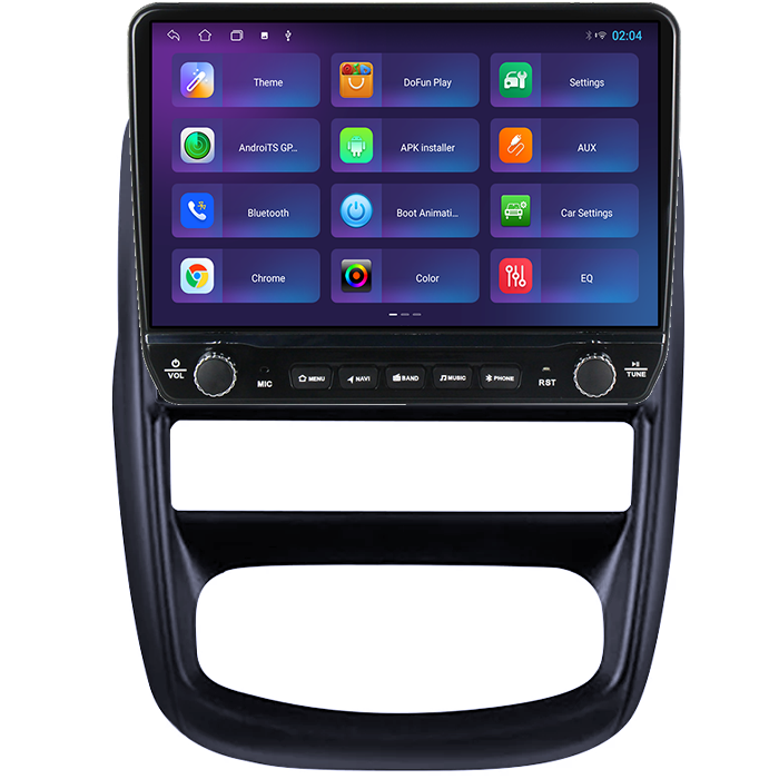 Navigatie dedicata Renault Duster 2010-2014 Tesla cu butoane rotative model 2024, 4GB RAM 64GB ROM, Procesor Quadcore, Android 14, Display QLED 10", DSP, Carplay&Android Auto [4]