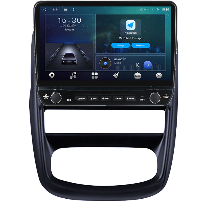 Navigatie dedicata Renault Duster 2010-2014 Tesla cu butoane rotative model 2024, 4GB RAM 64GB ROM, Procesor Quadcore, Android 14, Display QLED 10", DSP, Carplay&Android Auto [6]