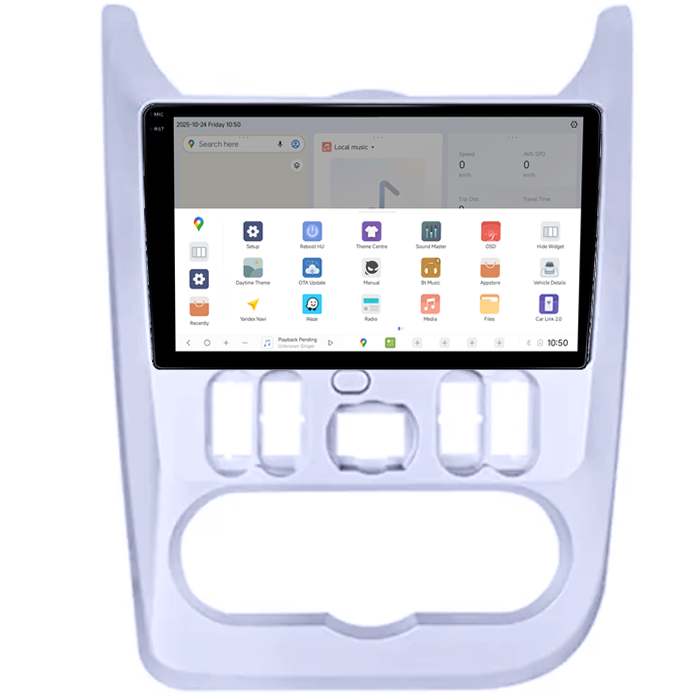 Navigatie dedicata Dacia&Renault 2008-2012 DUDU3, 4GB RAM 64GB ROM, Octacore, Platforma 8581, Android, Display QLED 9", DSP, Carplay&AndroidAuto [3]
