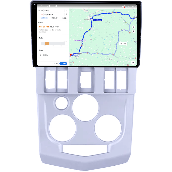 Navigatie dedicata Renault&Dacia, 4GB RAM 64GB ROM, Octacore, Android 14, Display QLED 1K 9", Carplay&Android Auto, SIM 4G, Ventilator Activ [4]