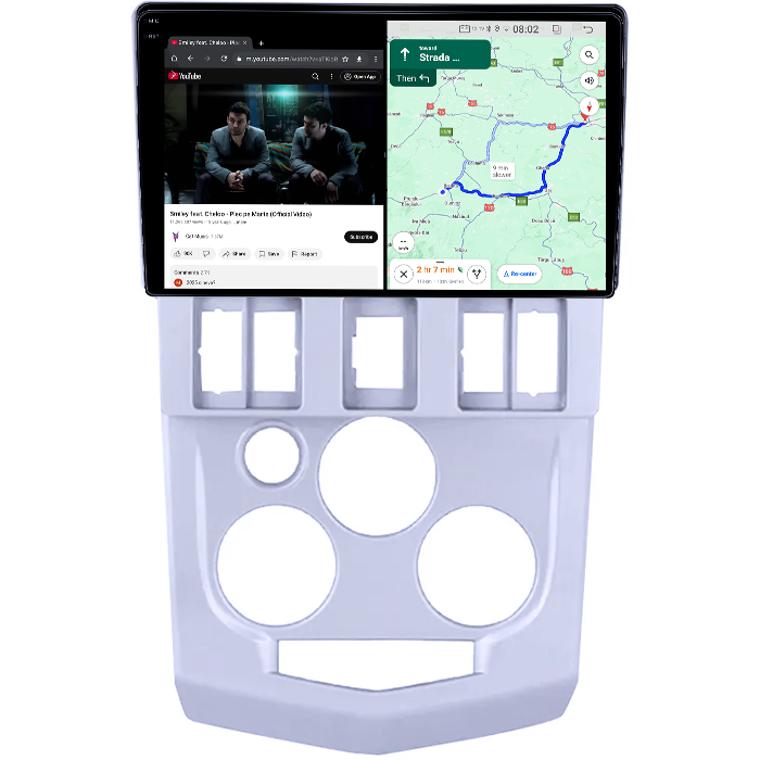 Navigatie dedicata Renault, Dacia L90 2004-2009, 8GB RAM 128GB ROM, Octacore, Platforma TS18, Android 14, Display QLED 9â, Suporta camera 360Âş, DSP, Carplay&Android Auto, SIM 4G, Ventilator Activ [4]